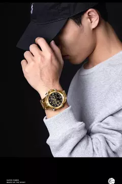 Reloj de pulsera de cuarzo de acero inoxidable militar deportivo para hombre de la mejor marca NAVIFORCE, cronógrafo, reloj Masculino 2024
