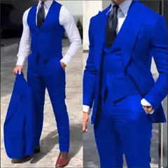 Trajes de esmoquin de boda elegantes, traje de novio ajustado de 3 piezas para hombres, traje de padrino de boda, negocio Formal barato para hombre (chaqueta + chaleco + pantalones)