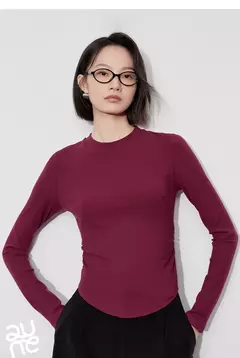 Imagen de TOYOUTH-camisas de fondo para mujer, Jersey básico cálido y ajustado de manga larga, Tops en 3 colores, invierno 2024