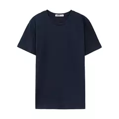 Metersbonwe Camiseta de manga corta para hombre, algodón puro perenne, camisetas monocromáticas informales, camisetas de gran oferta