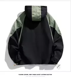 Chaqueta holgada con capucha para hombre, ropa deportiva de senderismo, chaquetas informales transpirables, cortavientos de talla grande, M-8XL, 150KG on internet