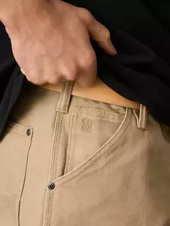 SIMWOOD 2025 primavera nueva suelta Relax 12oz tela de lona pantalones de carpintero hombres lavados Vintage pantalones de alta calidad on internet