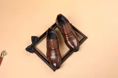 Zapatos de vestir con cremallera y cabeza de león Retro de lujo para hombre, mocasines de negocios para oficina, zapatos de boda para fiesta de alta calidad, nuevo estilo - tienda en línea