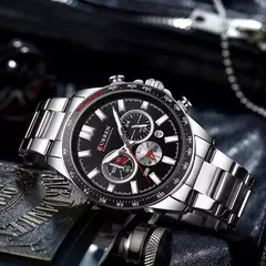 Reloj Cronógrafo Deportivo de Acero Inoxidable – Precisión y Estilo - Eleganzie