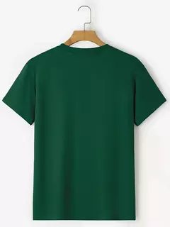 Camiseta holgada de verano 100 algodón con estampado OK para hombre, Tops de diseño moderno, camiseta de manga corta de calle, ropa de algodón - Eleganzie