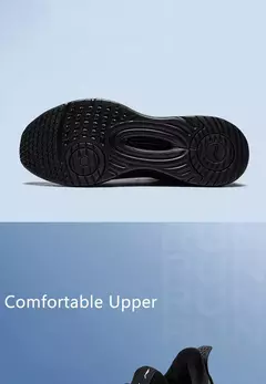 Li-ning hombres LN FLOW zapatos para correr TUFF RB cojín cómodo forro transpirable zapatillas deportivas de ocio AGLU089 - online store
