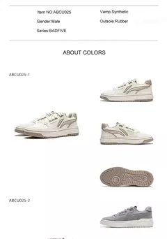 Imagen de Li-ning hombres mujeres BADFIVE ROOKIE baloncesto cultura zapatos cojín estilo callejero zapatos deportivos forro ocio zapatillas ABCU025