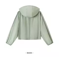 Semir-Chaqueta corta con capucha para mujer, abrigo holgado de protección solar - buy online