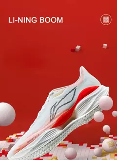 Imagen de Li-ning mujeres SUPER LIGHT 22 zapatillas para correr ligeras TEMPO BOUNSE cojín BOOM forro de fibra zapatillas antideslizantes usables ARBV002