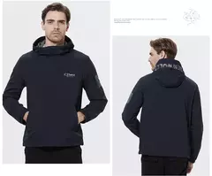 ICEbear 2023 Abrigo de algodón de longitud media para hombre primavera y otoño MWB21665D 2023 - Eleganzie