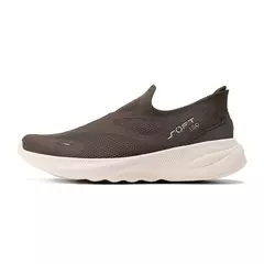 Image of Li-ning hombres SOFT GO 2 KNIT Slip-on zapatos casuales para caminar cojín cómodo forro estable malla correr deportes diarios zapatillas AGLV017