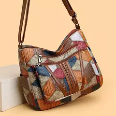Bolso cruzado Vintage elegante para mujer, bolso de moda, bolso de hombro con múltiples bolsillos, bolso cruzado Retro que combina con todo para uso diario - comprar en línea