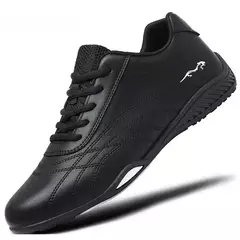 2025 zapatos casuales versátiles para hombres, zapatillas suaves y transpirables, zapatos planos antideslizantes resistentes al desgaste, zapatos de cuero de diseñador de marca Tenis