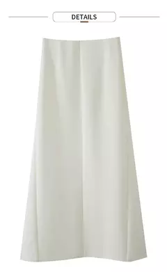 AMII falda minimalista sirena para mujer 2025 primavera nueva elegante Oficina señora sólido longitud media faldas elásticas delgadas 12521065 - online store