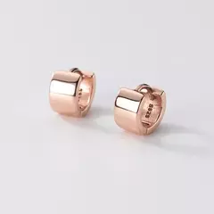 Pendientes de Aro de Plata 925 de Superficie Ancha – Clásicos y Minimalistas en internet