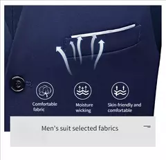 Trajes para hombres elegantes, Blazers de 3 piezas, 2 conjuntos, chaquetas de boda, chaleco, pantalones, moda de lujo, traje completo clásico, traje Formal 2025 - Eleganzie