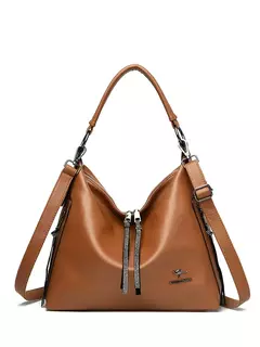 Bandolera de cuero de alta calidad para mujer, bolsos con asa superior, bolsos de mensajero informales de gran capacidad, bolsos de diseño de lujo para mujer 2024 - tienda en línea