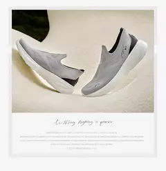 Li-ning hombres SOFT GO 2 KNIT Slip-on zapatos casuales para caminar cojín cómodo forro estable malla correr deportes diarios zapatillas AGLV017