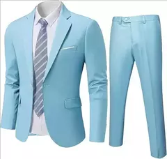 Imagen de Traje elegante para hombre para boda, 3 piezas, 2 conjuntos, Blazers, chaquetas completas, chaleco, pantalones, abrigos de lujo a la moda, traje clásico Formal 2025