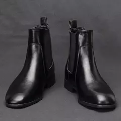40 ~ 46 Botas Chelsea para hombre 2024 Botas cómodas de cuero de moda para hombre # KD431