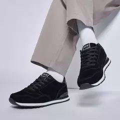 Nuevas de cuero, zapatos para correr para hombre, zapatillas Unisex cálidas de invierno, zapatos ligeros para caminar para mujer, zapatos deportivos de plantilla suave con cordones 37-47 on internet