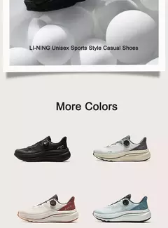 Image of Li-ning hombres mujeres SOFT GO MAX 2 zapatos para caminar COMFOAM Slip-on forro de tacón grueso Unisex deportes elegantes zapatos casuales AGLV001