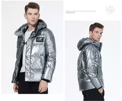 Image of Chaqueta de invierno ICEbear para hombre, chaqueta acolchada de moda de alta calidad, abrigo cálido de marca, ropa para hombre MWY20953D 2024 nuevo