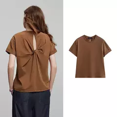 TOYOUTH Camiseta de manga corta para mujer, camisetas nuevas de primavera 2025 8521011 en internet
