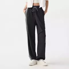 Pantalones informales Semir para mujer, pantalones individuales de pierna ancha asimétricos con contraste de Color, pantalones largos texturizados que alargan las piernas de primavera - comprar en línea