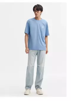 Semir-pantalones vaqueros de Estilo Vintage para hombre, pantalón de paracaidista de pierna recta, holgado, a la moda, novedad de verano, 2024 - Eleganzie