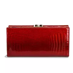 Carteras de diseñador de lujo para mujer, monederos de cuero genuino a la moda para mujer, bolsos de mano brillantes, bolsos largos, cartera, regalo para mujer 2022 - comprar en línea