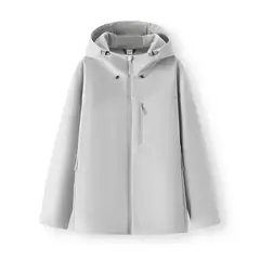 Chaqueta Semir para hombre, ropa de abrigo con capucha repelente al agua, forro polar, Top de primavera 2021, Color sólido, versátil on internet
