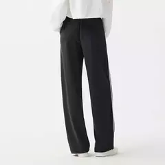 Pantalones informales Semir para mujer, pantalones individuales de pierna ancha asimétricos con contraste de Color, pantalones largos texturizados que alargan las piernas de primavera - comprar en línea