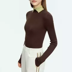 Suéter de Punto Minimalista AMII – Diseño Elegante - comprar en línea