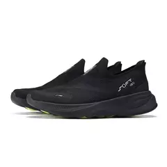 Li-ning hombres SOFT GO 2 KNIT Slip-on zapatos casuales para caminar cojín cómodo forro estable malla correr deportes diarios zapatillas AGLV017 - online store