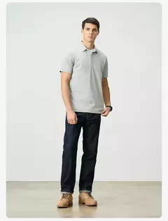 SIMWOOD 2025 novedad de verano Regular Fit 230gsm sensación fresca Sorona Piqué tela Polo camisas hombres camisetas casuales inteligentes Tops - Eleganzie