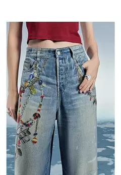 TOYOUTH Mujer Denim Jean 2025 Primavera Nuevos pantalones largos 8518053 - Eleganzie