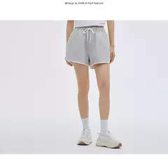Semir-pantalones cortos de dormir para mujer, calzas blancas de estilo deportivo informal, delgadas y sueltas, para el hogar, Verano - comprar en línea