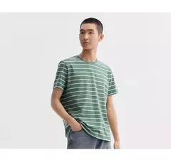 Semir-Camiseta de manga corta para hombre, Top clásico a rayas, camiseta ajustada, novedad de verano 2024