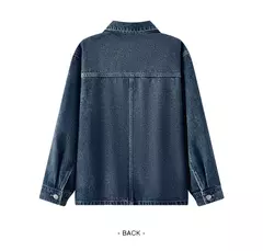 Image of Semir chaqueta vaquera para mujer, Top con solapa y hombros caídos, informal y elegante, nueva chaqueta holgada de primavera 2025, moda de Instagram