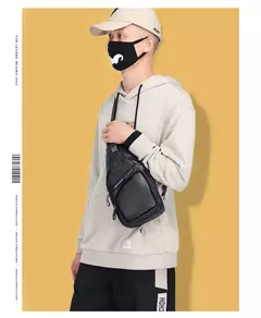 Bolso BULLCAPTAIN, bolso de pecho de cuero genuino, bolso cruzado informal de estilo a la moda para hombre, equipaje de negocios de cuero de gran capacidad para hombre en internet