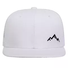 Sombreros de red de hip-hop con bordado de montaña Unisex, gorras de béisbol informales ajustables para exteriores, sombrero protector solar para primavera y verano
