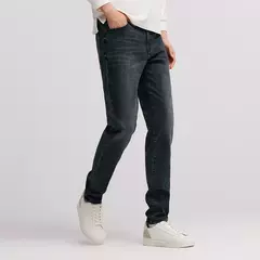 Semir Jeans Hombres Retro 2024 Invierno Nuevos pantalones de pierna delgados de lana cálidos y versátiles - Eleganzie
