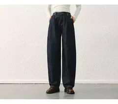 Semir Jeans Mujer Pantalones cónicos sueltos Cómodos 2025 Nuevos pantalones de primavera en forma de plátano que mejoran la altura