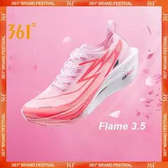 Zapatillas de correr para hombre Flame 3.5 de 361 grados, zapatillas deportivas con placa de carbono para maratón, zapatillas deportivas con amortiguación transpirable para hombre 672512215 F F F