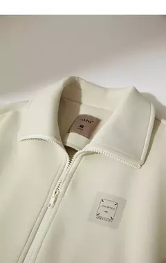 Amii-abrigo corto informal con cremallera para mujer, sudadera holgada de cuello alto, chaqueta deportiva de calle, Otoño, 2024, 12443222 en internet