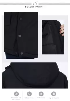 ICEbear-parka a prueba de viento para hombre, Abrigo acolchado grueso, cálido, invierno, MWD3239I, novedad de 2023