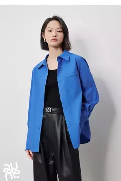 TOYOUTH-Blusa de manga larga para mujer, camisa bordada con cuello tipo Polo, ropa de trabajo informal para oficina, Otoño, 2024 - comprar en línea