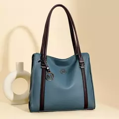 Bolsos de lujo de cuero suave para mujer, bolsos de hombro de diseñador, bolsos con asa superior de gran capacidad, bolso de compras, bolso principal