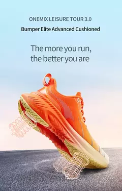 ¡Novedad de ONEMIX! Zapatillas de correr para hombre, zapatillas deportivas antideslizantes para mujer en internet